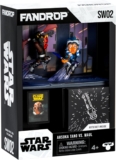 FANDROP SW02-Star Wars: The Clone Wars – Ahsoka Tano VS. Maul Combines An Epic Diorama, Artifacts & Scene Marker Creating A Display To Enhance Any Star Wars Collection, 4 To Collect