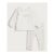 F&F Baby 2-Piece Cotton Rich Hello Baby Jumper & Leggings Set in White
