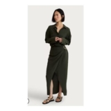 F&F Button up Collared Co-Ord Shirt in Khaki