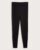 F&F Faux Leather Thermal Full Length Footless Tights in Black
