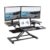 FLEXISPOT Height-Adjustable Desk Attachment, Office Seat, Standing Computer Desk