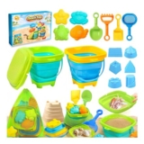 FLEXTRIX 19-Piece Collapsible Beach Sand Toy Set