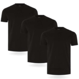 FM London 3/5-Pack Mens T Shirt – Premium Weight T-Shirts for Men with Lightly Fitted Design – xl