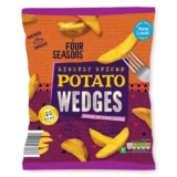 FOUR SEASONS Lightly Spiced Potato Wedges 750g / Curly Fries 650g – £1.39/ Homestyle Straight Cut Chips- £1.45