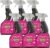 Fabulosa Multi Purpose Room and Fabric Freshener, Antibacterial Disinfectant and Sanitising Cleaning Spray, 350ml, 6 Pack, Winter Angel