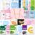 Face Mask Skincare Set,24 Pcs Pamper Gifts for WomenGifts – Skincare Set with Face Mask,&Cream,Lip Masks,Eye Patch,Care Package Gift Sets for Women Girlfriend,Moisturising,Nourish (Multiset 24PCS)