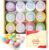 Fafamara Bath Bombs, Gift Set Rich in Essential Oils Natural Handmade Bath&Spa Fizzles Marvelous Salts to Moisturize Skin and Relieve Stress Romantic Gifts for Her/Him/Girlfriend/Wife (Pack of 12)