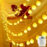 Fairy Lights Battery, 4M 40 LED Globe String Lights with 8 Lighting Modes, Fairy Light Battery for Indoor/Outdoor, Bedroom, Christmas, Halloween (Warm White)