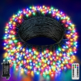 Fairy Lights Outdoor, 20m 200 LEDs Waterproof Fairy Lights Plug in, Multicolour String Lights Mains Powered/Remote/8 Modes/Timer/Indoor/Outside Lights for Garden Party Decorations