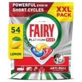 Fairy Platinum Plus All In One Lemon XXL Pack 54 Dishwasher Tablets (12.5p each) – Clubcard Price