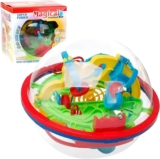 Falafoty 3D Puzzle Ball 12cm, Maze Ball 3D Puzzle Games Brain Teasers Smart Games, Interactive Maze Puzzle Fidget Toys for Age 6 Boys Girls Adults Gift Stocking Fillers Classroom Prize