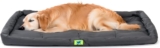 Ferplast Dog Bed Dog Cushion Dog Bed Large Scratch-proof Fabric Machine Washable Dog Mat Waterproof 107 x 66 x 5 cm.Black