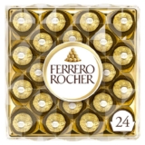 Ferrero Rocher Chocolate Hazelnut and Milk Chocolate Pralines, 24 Pieces, 300g