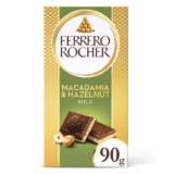 Ferrero Rocher Premium Milk Chocolate Bar with Hazelnut & Macadamia Crunchy Nut Pieces 90g – £1.90 w/S&S