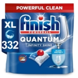 Finish Quantum Infinity Shine Dishwasher Tablets Regular 332 Tabs – With Code – Sold by Official_Brand_Outlet