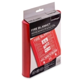 FireAngel 1 x 1 M Fire Blanket for with Hard Wipe Clean Cover
