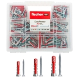 Fischer Duopower 160 Piece Universal Dowels Kit with Screws (544546)