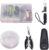 Fishing Lures Combo Kit Includes Soft Hard Fishing Lures Fishing Pliers Reinforced Pin Double Circle Fish Controller Fishing Tackle Box with Fish Controller