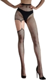 Fishnet Tights Womens, Fishnets Sexy Outfit, Black Fish Net Tights For Women,Fishnet Stockings, Stockings For Women, High Waist Suspender Pantyhose