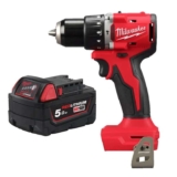 Flash deals on Combi Drill & 5.0ah Battery – Milwaukee M18BLPDRC-0, DeWalt DCD796N, or Makita DHP458Z