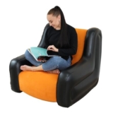 Flatable Two-Tone Chair Sofa with Armrests