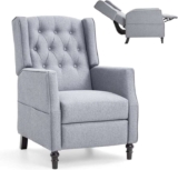 Flexispot XC5 Adjustable Recliner Armchair (Grey / Blue) – Sold & Dispatched by FLEXISPOTUK