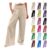 Floobei Womens Linen Wide Leg Trousers with Pockets
