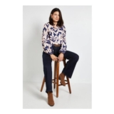 Floral Print Button through Top