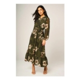 Floral Print Midi Dress