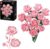 Flowers Pink Rose Bouquet Building Kit Artificial Flowers Brick Set, Creative Gift for Adult Women or Partners for Mothers Day, Valentines Day, Girlfriend Boyfriend, ChristmasStylish Home Décor