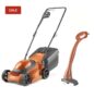 Flymo SimpliMow 300 Rotary Lawnmower & Mini Trim Grass Trimmer Corded Kit