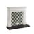 Focal Point Montana White & Black MDF Timeless Fireplace Surround Set