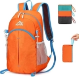 Foldable Backpack 20L Waterproof Lightweight Pack, Travel Daypack for Men & Women,Hiking Backpack for Travel Camping Cycling 0.46lb
