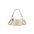 Fontanella Fashion Apiary Bee Badge Canvas PU Leather Top Handle Shoulder Bag