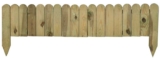 Forest Timber Dome Top Border Garden Edging 23 x 108cm – Free C&C
