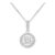 Forever Diamond 9ct White Gold 0.25ct Halo Pendant