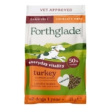 Forthglade Dry Dog Food, Lightly Baked, (2kg), Hypoallergenic and Grain Free Dog Food, Adult 1 Year , Turkey With Sweet Potato – £6.58 S&S