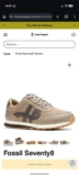 Fossil Seventy8 Trainers Mens Trainers sizes 6 to 12