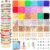 Fournine 5300 Pcs Clay Beads Friendship Bracelet Making Kit, Preppy Flat Polymer Heishi Beads for Jewellery Making Kit, with Charms DIY Craft Gifts for Teen Girls