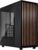 Fractal Design North Charcoal Black Tempered Glass Dark Wood Walnut Front PC Tower Case Two 140mm Aspect PWM Fans