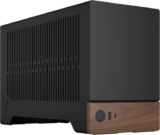 Fractal Design Terra Graphite Wood Walnut Front Panel – Small Form Factor mITX Gaming Case PCIe 4.0