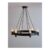 Francis 6 Light Pendant – Black