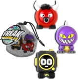 Freak Marbles Mesh Drawstring Bag, 3 Marbles with Your Matching Designs, Collect, Play and Share, Monster Marbles for Kids Ages 4 and Up