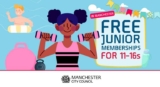 Free 12-month Junior Gym, Swim, & Fitness Membership at 11 council-run leisure centres for 11-16 year-old Manchester residents