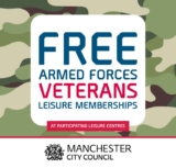 Free Armed Forces Veterans Leisure Membership – Via Manchester City Council – Access to 11 Council Operated Leisure Centres