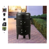 Free P&P – Outdoor Upright Smoker Grill Charcoal BBQ