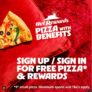 Free Small Pizza on £5 Spend via Hut Rewards App – Welcome Gift – E.g. One Large Pizza Small Pizza – Collection only (Selected Locations)