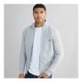 French Connection Mens FC Funnel Sweatshirt Light Grey Mel/Marine