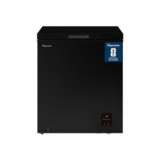 Fridgemaster MCF142EB 142L Chester Freezer, 4 Star Freezer Rating, Black