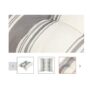 Furn. Hampton Grey Striped Outdoor Square Seat Pad, Pack of 2 (L)40cm X (W)40cm